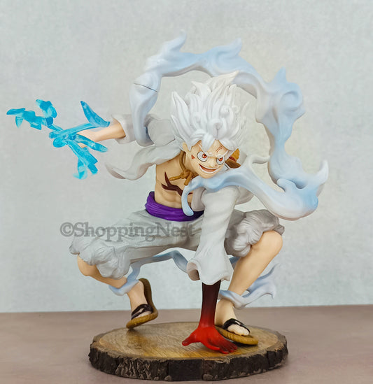 One Piece Monkey D Luffy Gear 5 Action Figure PVC Multicolour Height - | 19CM  |