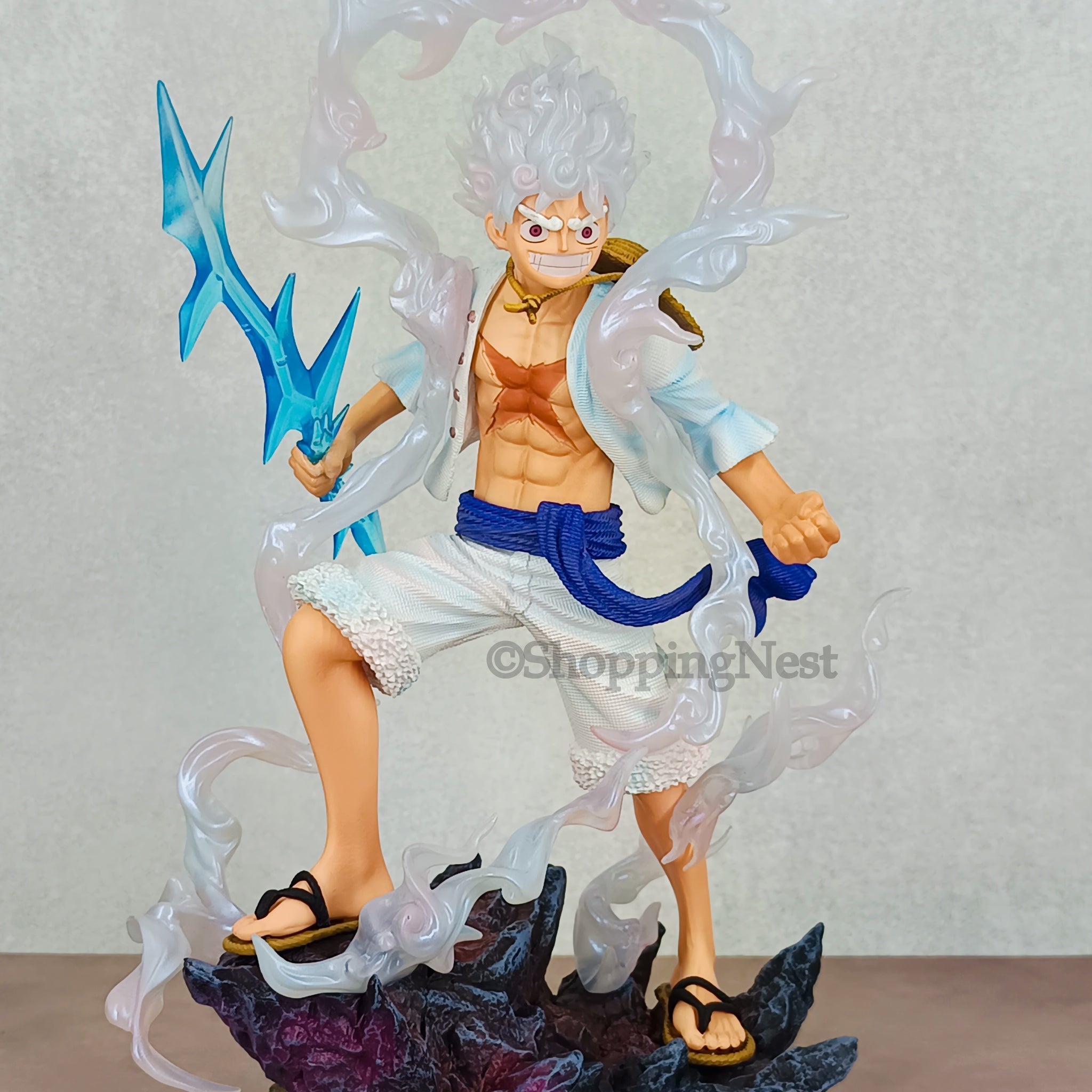 One PIece Gear 5 Luffy Sun God Nika Action Figure PVC Multicolour | 28 CMS  |