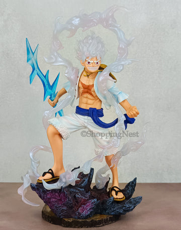 One PIece Gear 5 Luffy Sun God Nika Action Figure PVC Multicolour | 28 CMS  |