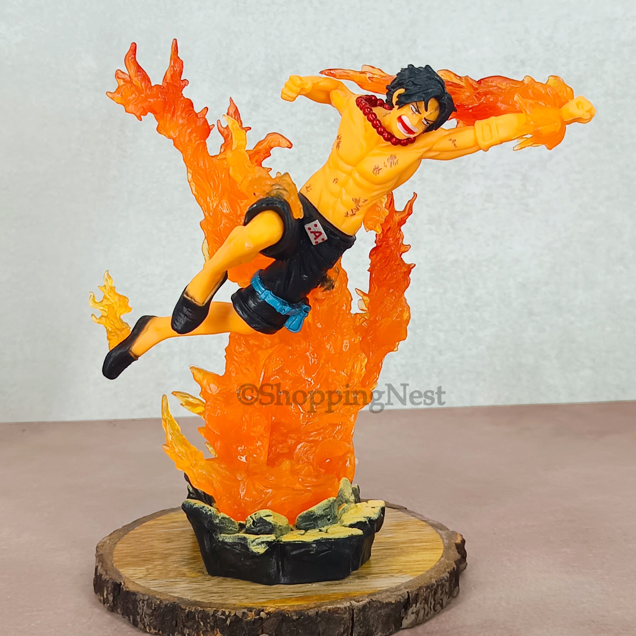 One Piece | Portgas D. Ace Fight Edition Anime Action Figure | 15 Cm |