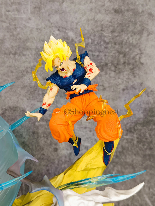 DBZ Goku Vs Buu Action Figure PVC Son Goku | 21 Cms |