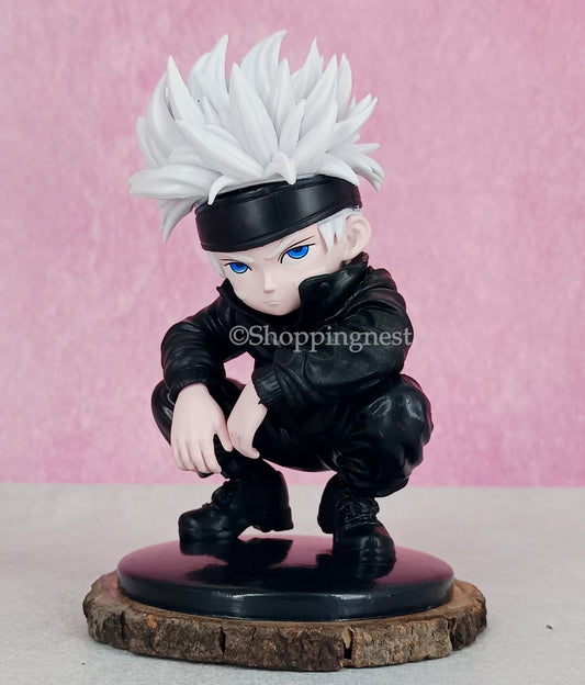 Jujutsu Kaisen Satoru Gojo Squatting Figure PVC Anime Collectible Toys Gift | 15  CMS |