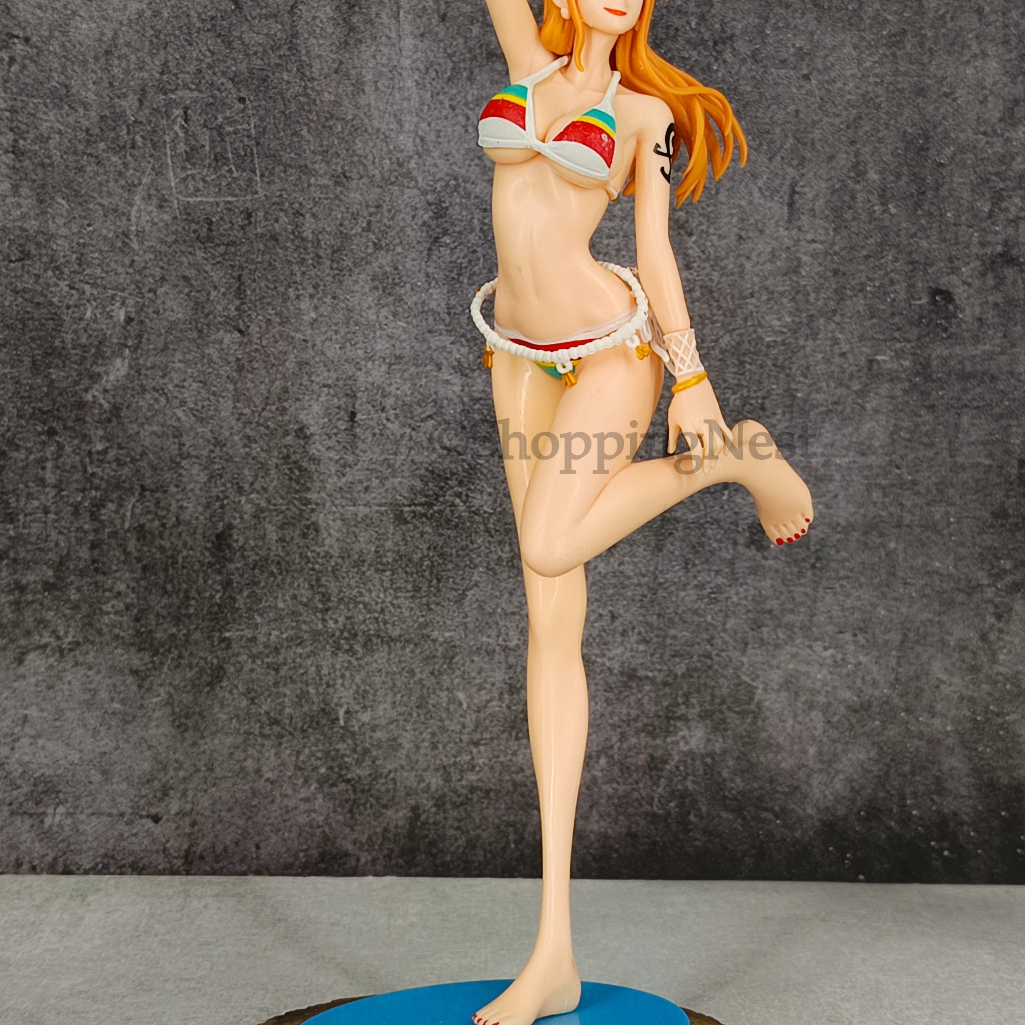 One Piece Anime Girl Figure Nami Swimsuit Bikini Beautiful Girl Manga Statue Action Figurines | 20 CMS |