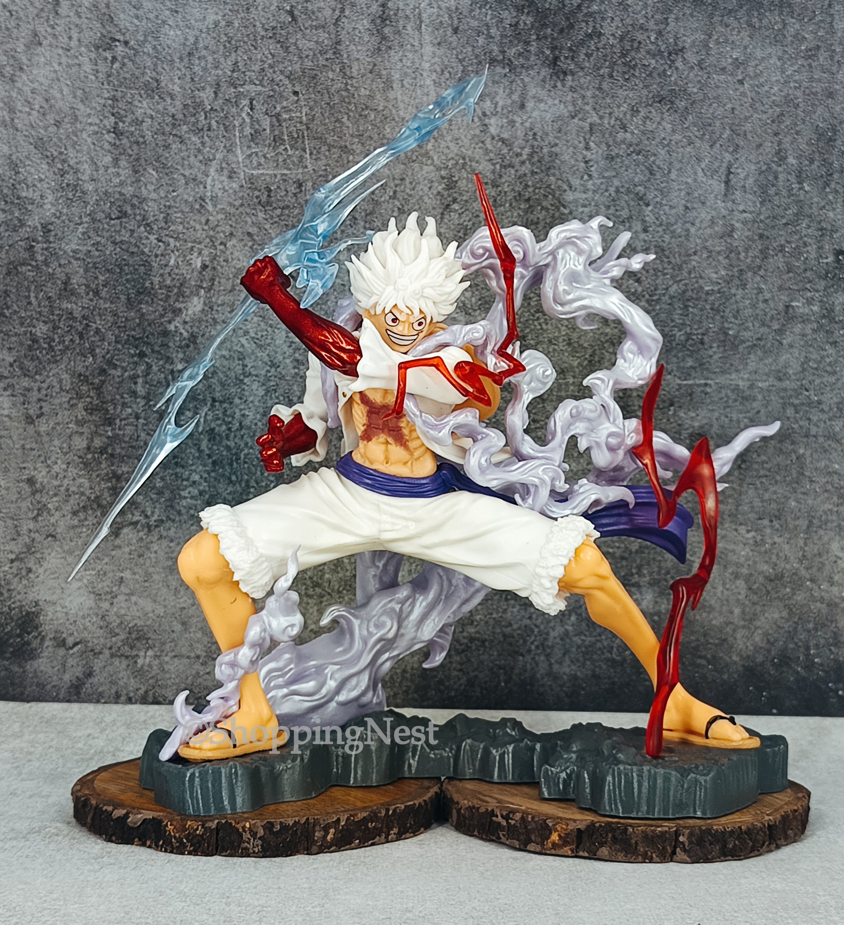 One Piece Luffy Gear 5 premium figure with onigashima lamp | 17 CMS |