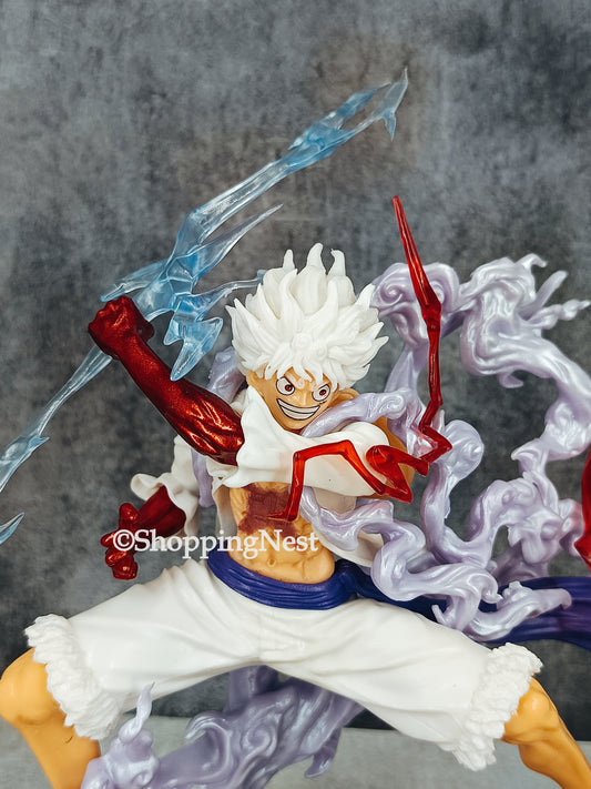 One Piece Luffy Gear 5 premium figure with onigashima lamp | 24 CMS |