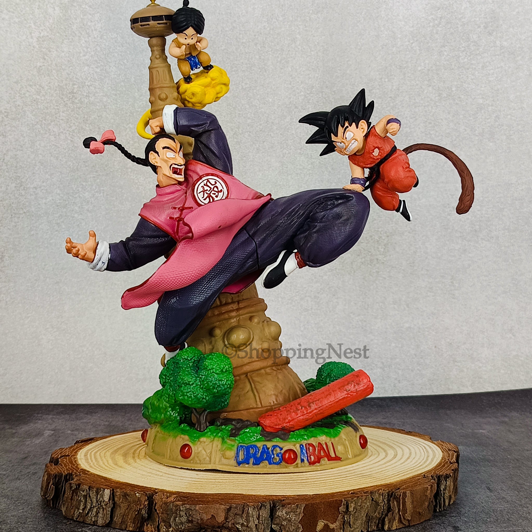 Anime Figure Tao Pai Pai Vs Son Goku Action Figure Statue Collection | 27.5 CMS |