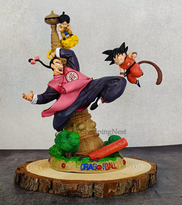 Anime Figure Tao Pai Pai Vs Son Goku Action Figure Statue Collection | 27.5 CMS |