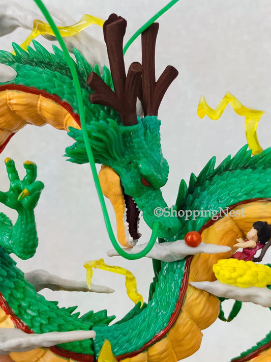 Shenron The Dragon With Kid Goku Premium Figure With Lights | 25 CMS |