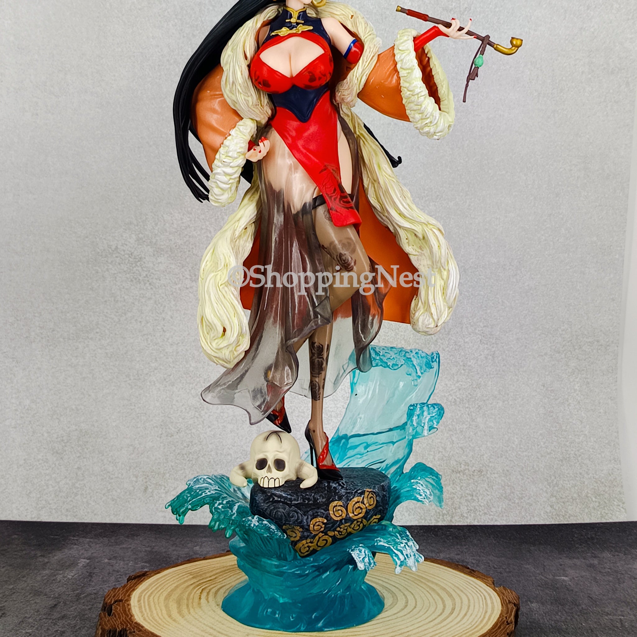 Anime One Piece Boa Hancock Figure Gk Oka Shichibukai Sexy Beautiful Pvc Action Figurine  | 35.5 CMS |