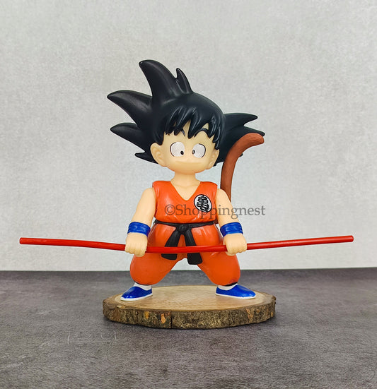 high quality PVC Kids Toy model Statues Anime figura Dragon Balls Q version Cartoon Goku Action Figures | 15.5 CMS |