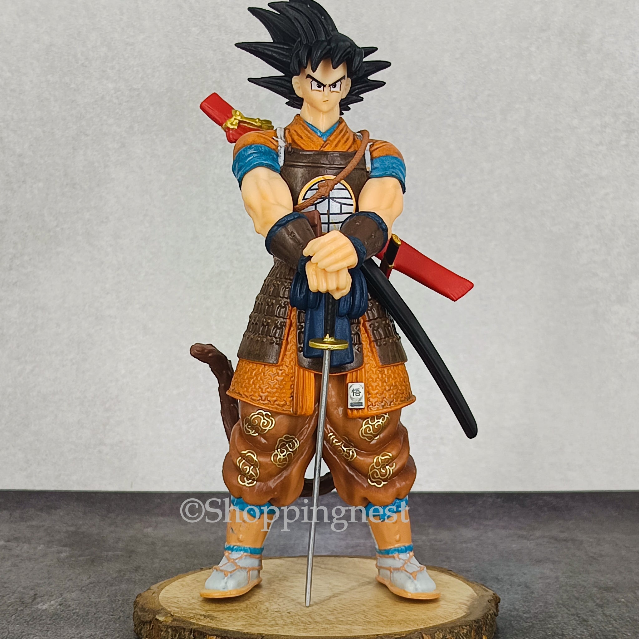 Dragon Ball Samurai Son Goku Resin Model In Stock 2.0 ver H: 19 cm New