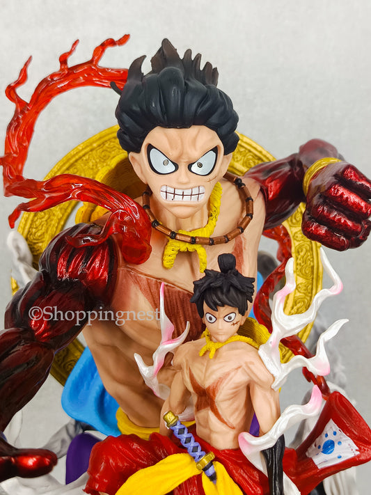 One Piece floating fantasy and the country series of ghosts and gods do not move Ming King Luffy hand statue GK model |29 CMS |