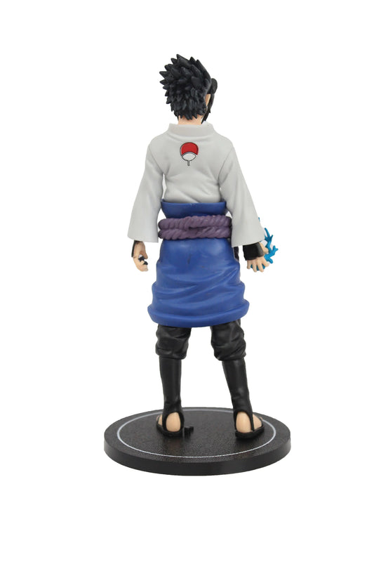 Naruto Anime Big Set B – Sasuke Uchiha Action Figure 18CM |PVC| Collectible Statue by ShoppingNest