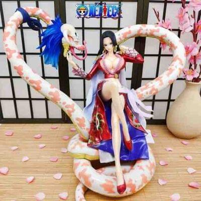 One Piece Boa Hancock Sitting on snake Posture Action Figure  | 22 Cms |