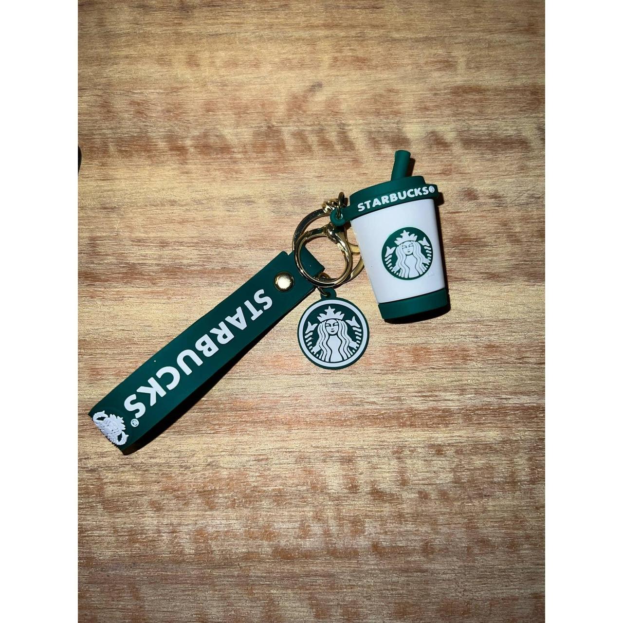 Star Bucks Coffee White Mug | Silicone Lanyard | Keychain