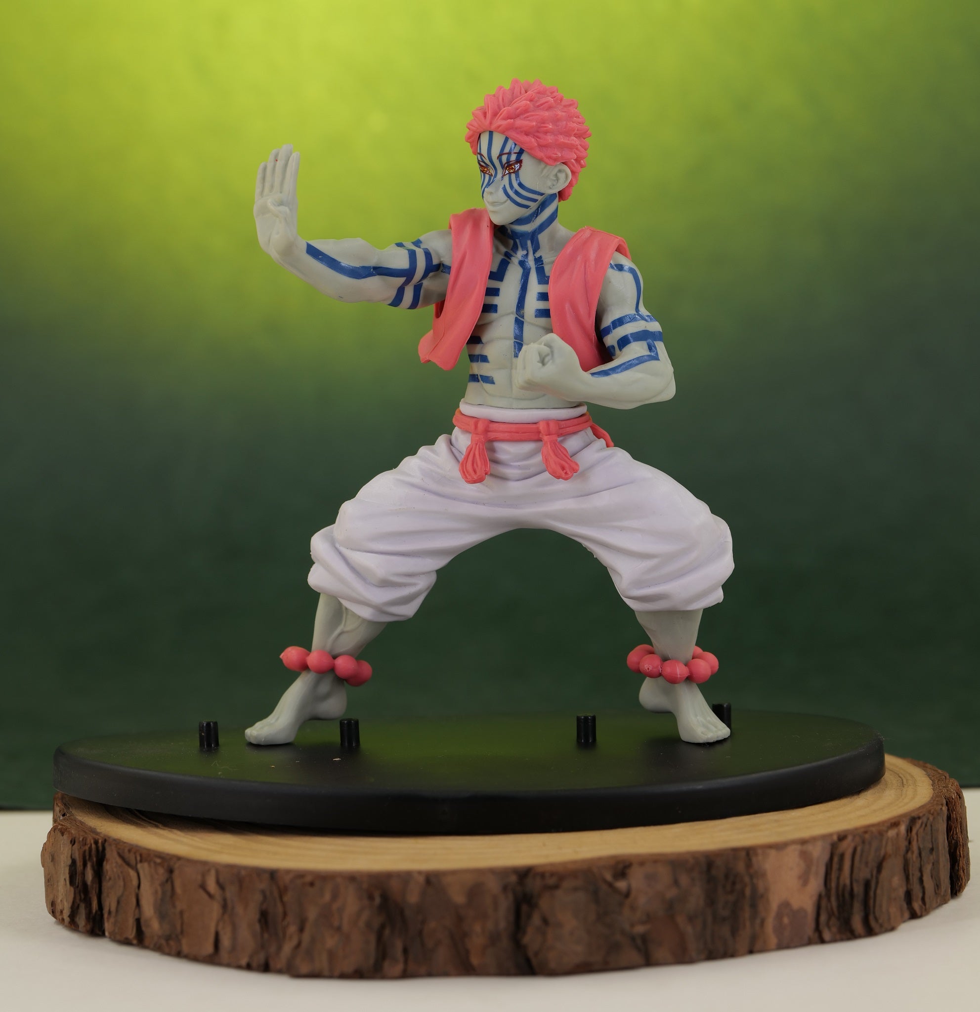Akaze Figure Demon Slayer | Akaza Fighting Stance Anime Action Figure | Upper Moon