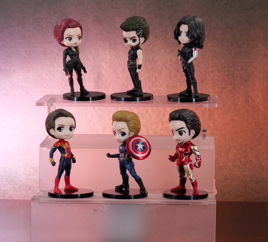 Marvel Avengers Superheroes Set Of 6 Action Figures (10 Cms)