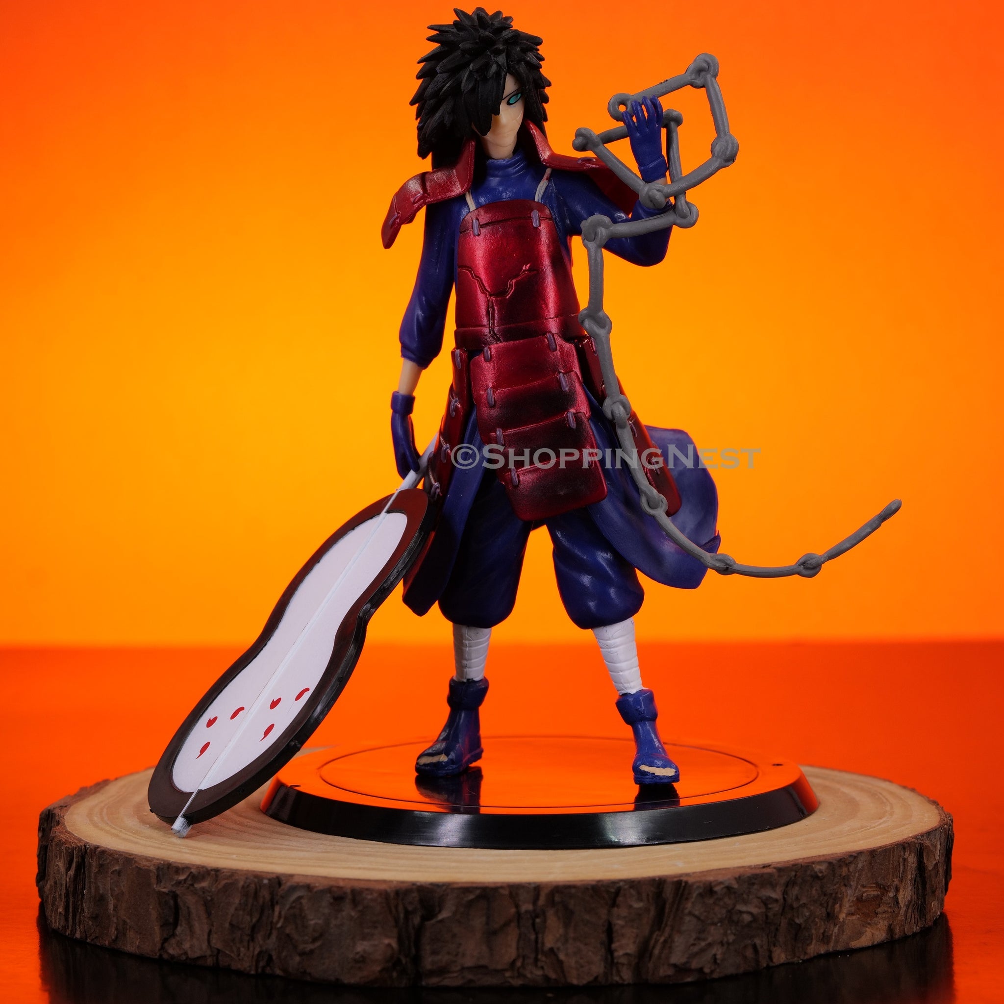 Naruto Uchiha Madara | Armoured with Weapon Action Figure |17 Cms|