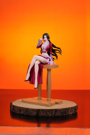 One piece Boa hancock Sitting On Chair | 20 CM |