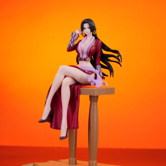 One piece Boa hancock Sitting On Chair | 20 CM |