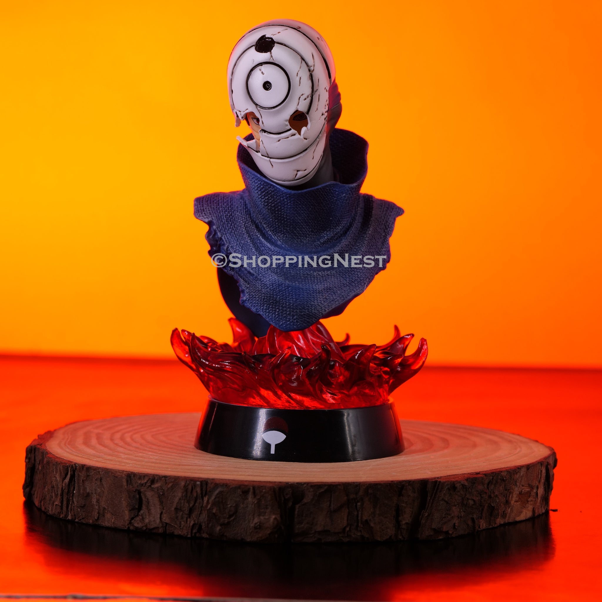 Naruto Anime |Obito Head Burst With Flame Action Figure | 16 Cm |