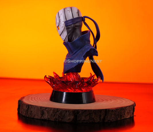 Naruto Anime |Obito Head Burst With Flame Action Figure | 16 Cm |