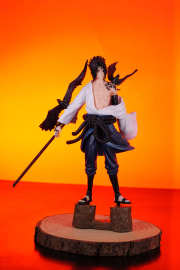 Naruto Boruto Crow Curse Seal Tattoo Uchiha Sasuke Action Humanoid Standing Action Figure | 26.5 CMS|