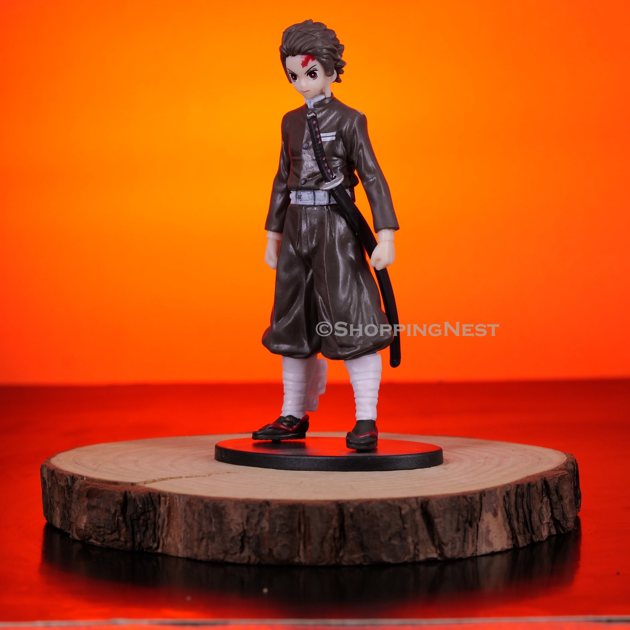 Demon Slayer Kimetsu no Yaiba Tanjiro Kamado Demon Slayer Corps Model 3 Action Figure  | 15 CMS  |