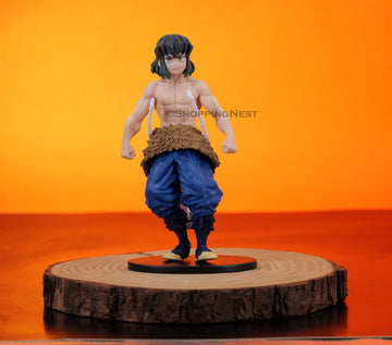 Demon Slayer Inosuke Hashibira Without Mask Action Figure | 16 Cms |