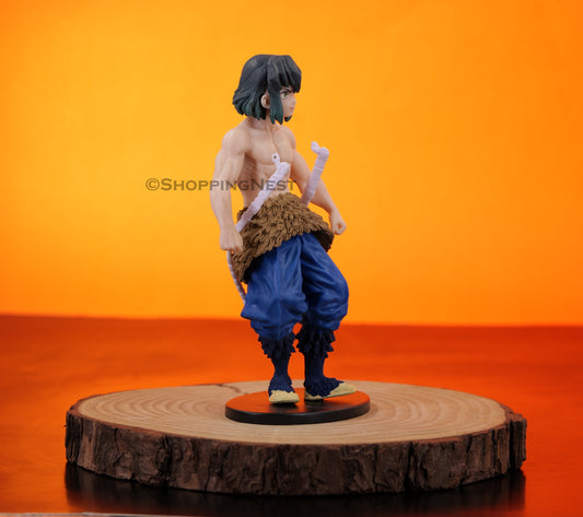 Demon Slayer Inosuke Hashibira Without Mask Action Figure | 16 Cms |