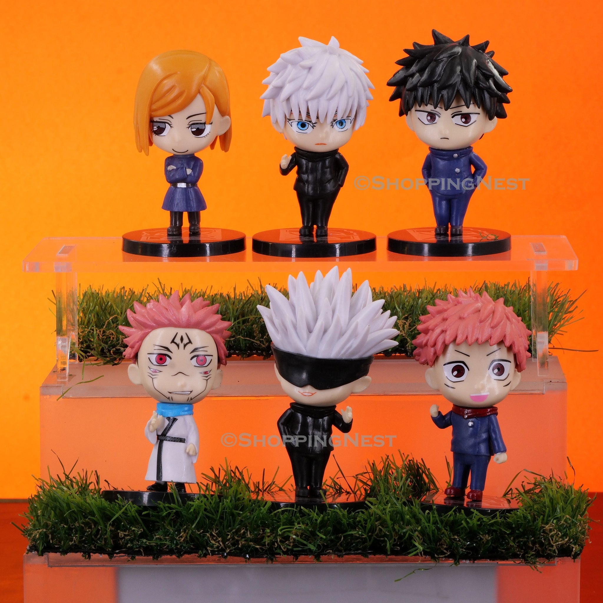 Jujutsu Kaisen Set Of 6 Action Figure ( SUKUNA ) | 10 Cms |