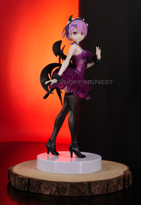 Re:Zero - Starting Life in Another World | Ram Taito Devil Mode Anime Action Figure | 23 Cm |