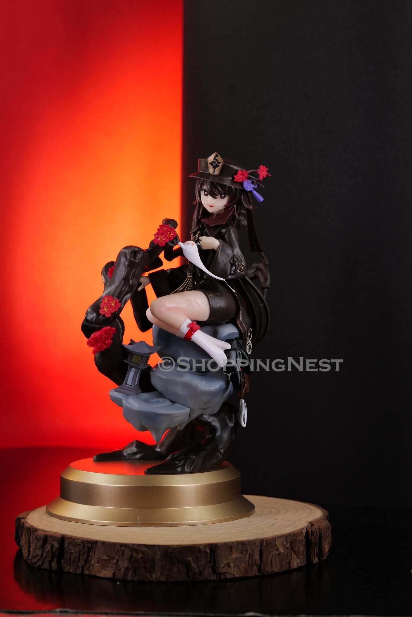 Genshin Impact Sitting Hu Tao Gaming Action Figure Waifu | 23 CMS |