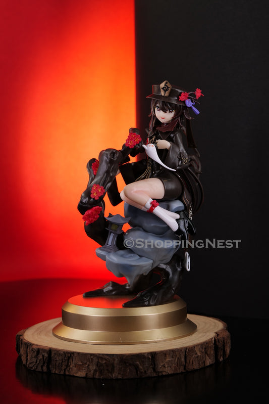 Genshin Impact Sitting Hu Tao Gaming Action Figure Waifu | 23 CMS |