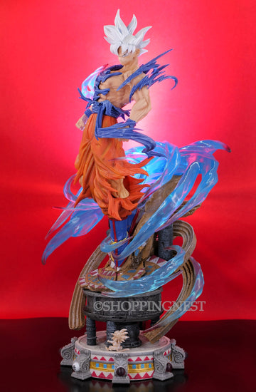 DBZ GOKU |BIG ultra Instinct With 2 Head | 50 Cms |