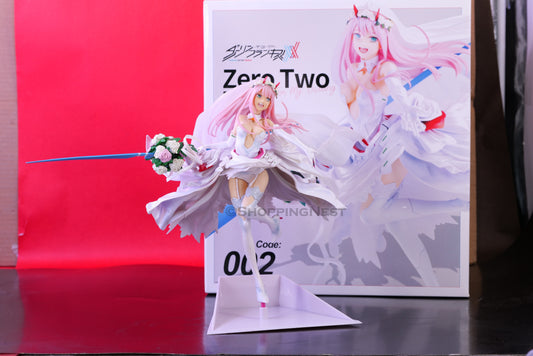 Darling In The Franxx| Zero Two "For My Darling" Combat Anime Action Figure | 27 Cms |