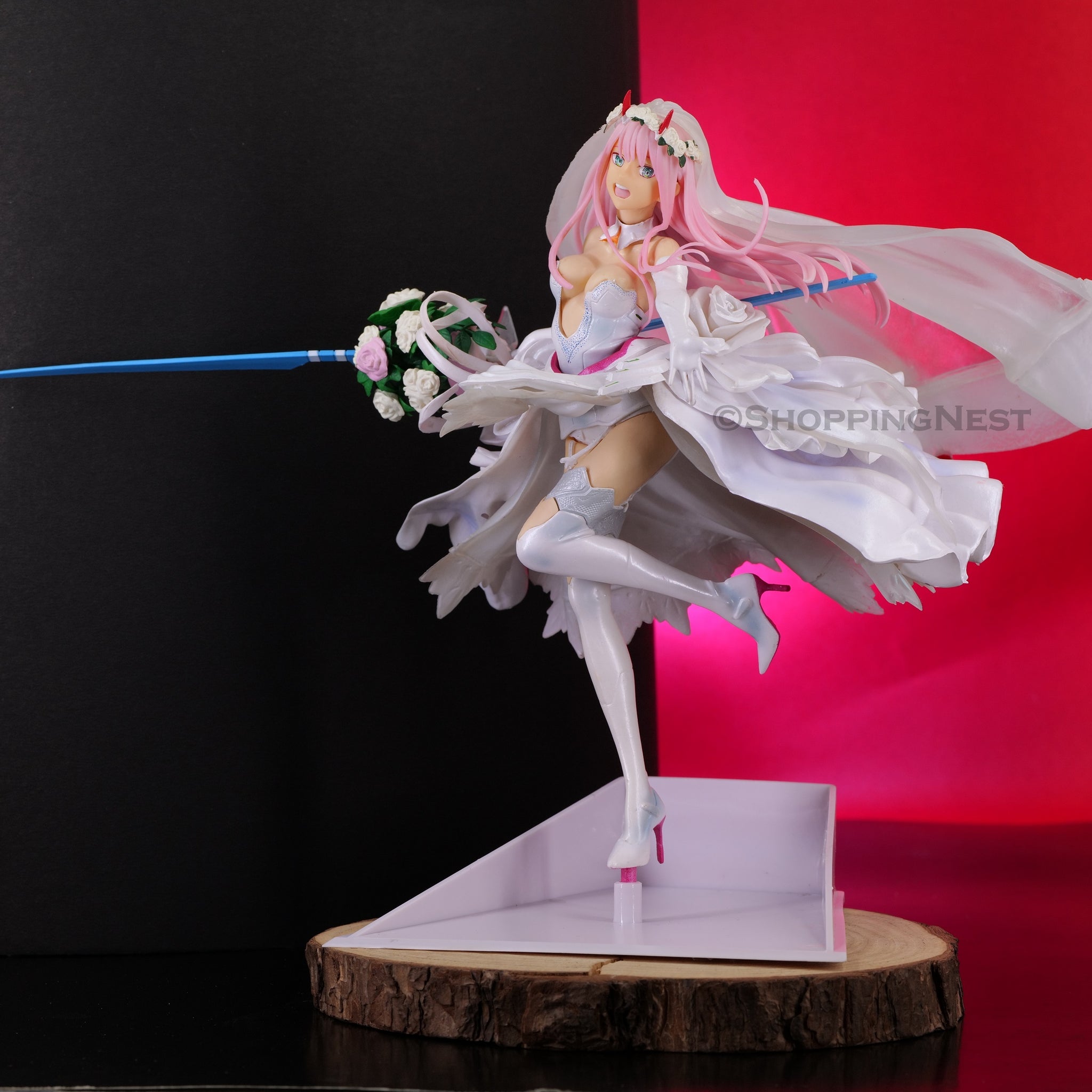 Darling In The Franxx| Zero Two "For My Darling" Combat Anime Action Figure | 27 Cms |