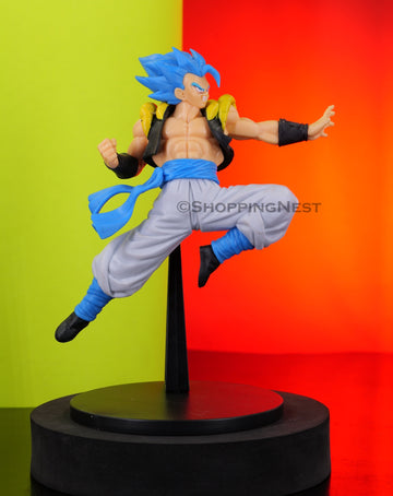 Dragon Ball Z Gogeta Super Saiyan Blue in Action Flying Fight Action Figure | 22 CMS |