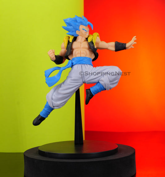 Dragon Ball Z Gogeta Super Saiyan Blue in Action Flying Fight Action Figure | 22 CMS |