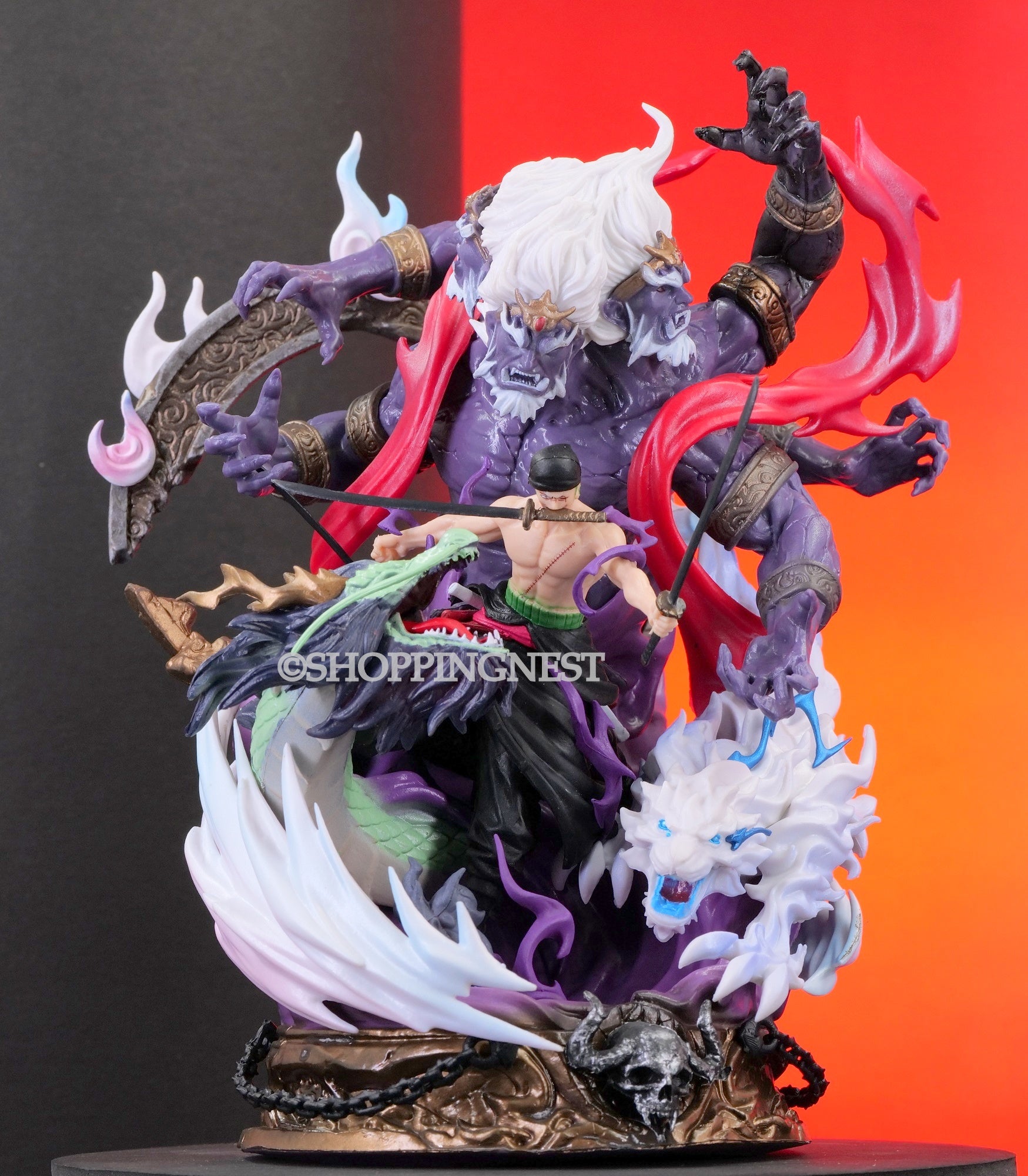 One Piece Roronoa Zoro demon dragon god The mythological asura Action