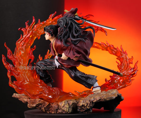 Demon Slayer Yoriichii Action Figure PVC with light  | 20.5 Cm |