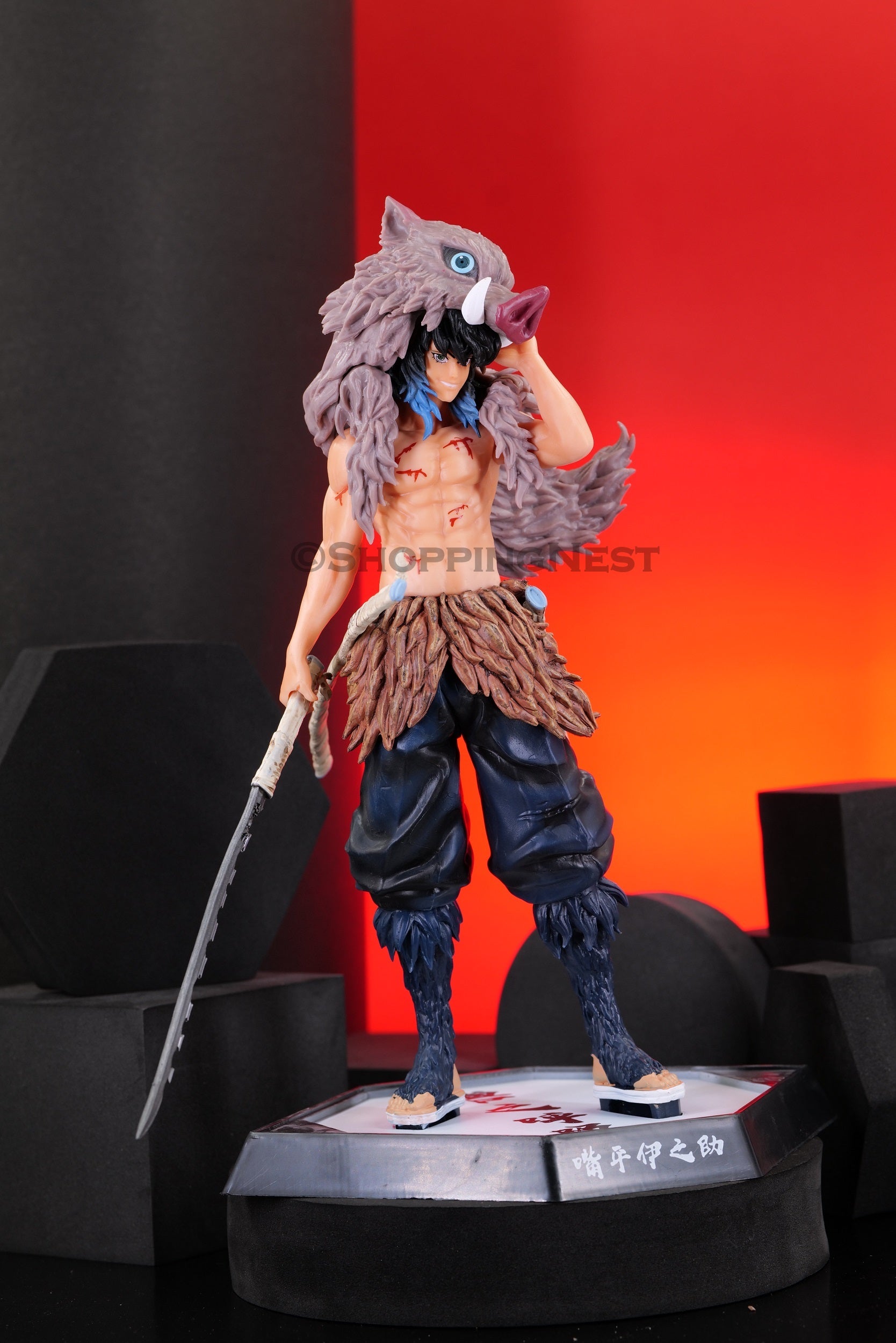 Demon Slayer Inosuke Hashibira Action Figure High Detailed Figurine