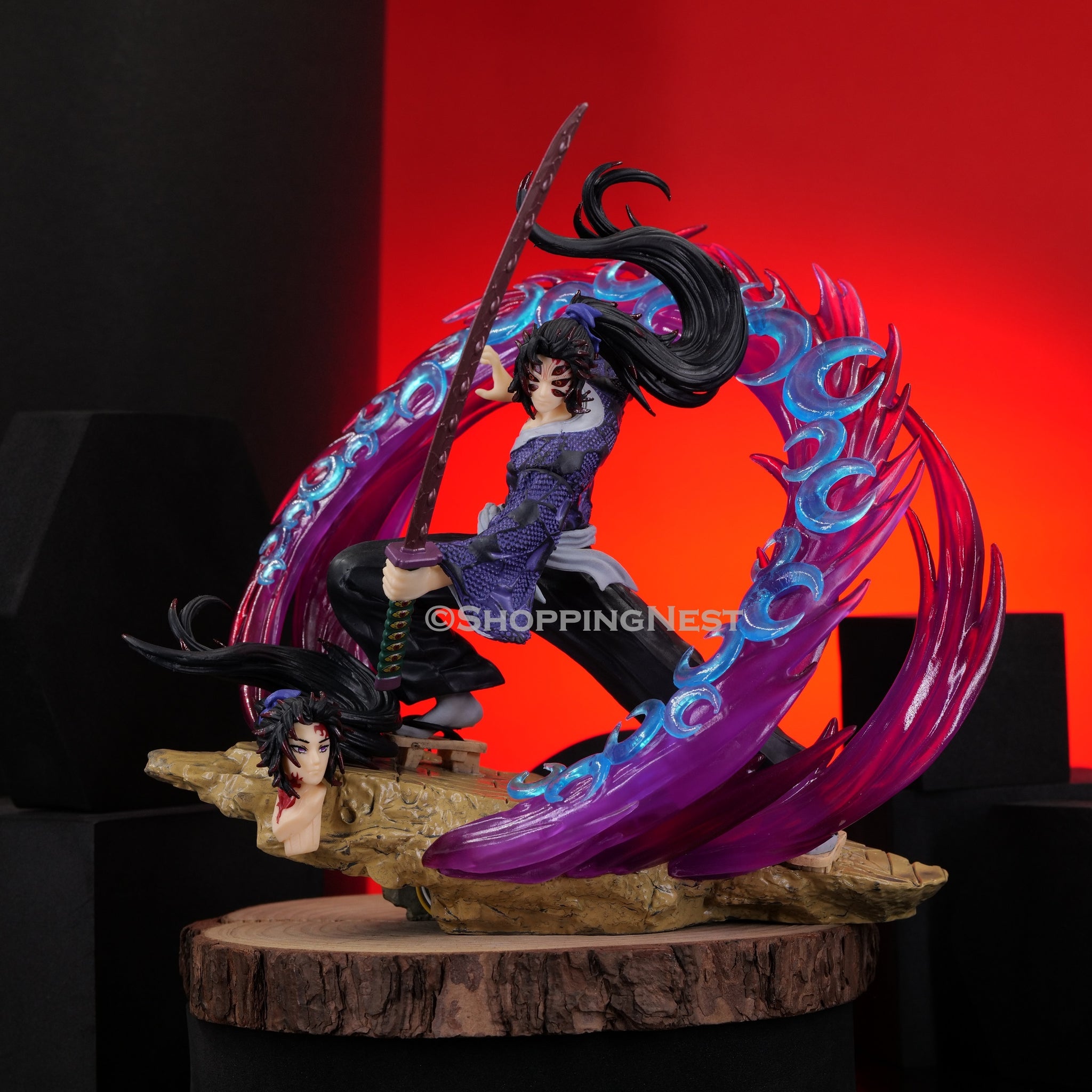 Demon Slayer Tsugikuni kokushibu Anime Figure | Kimetsu No Yaiba Action Figurine