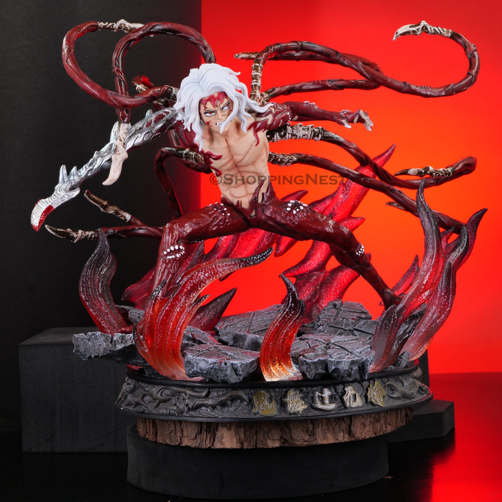 Demon Slayer Kibutsuji Muzan Ghost King Combat Action Figure  | 30 Cms |