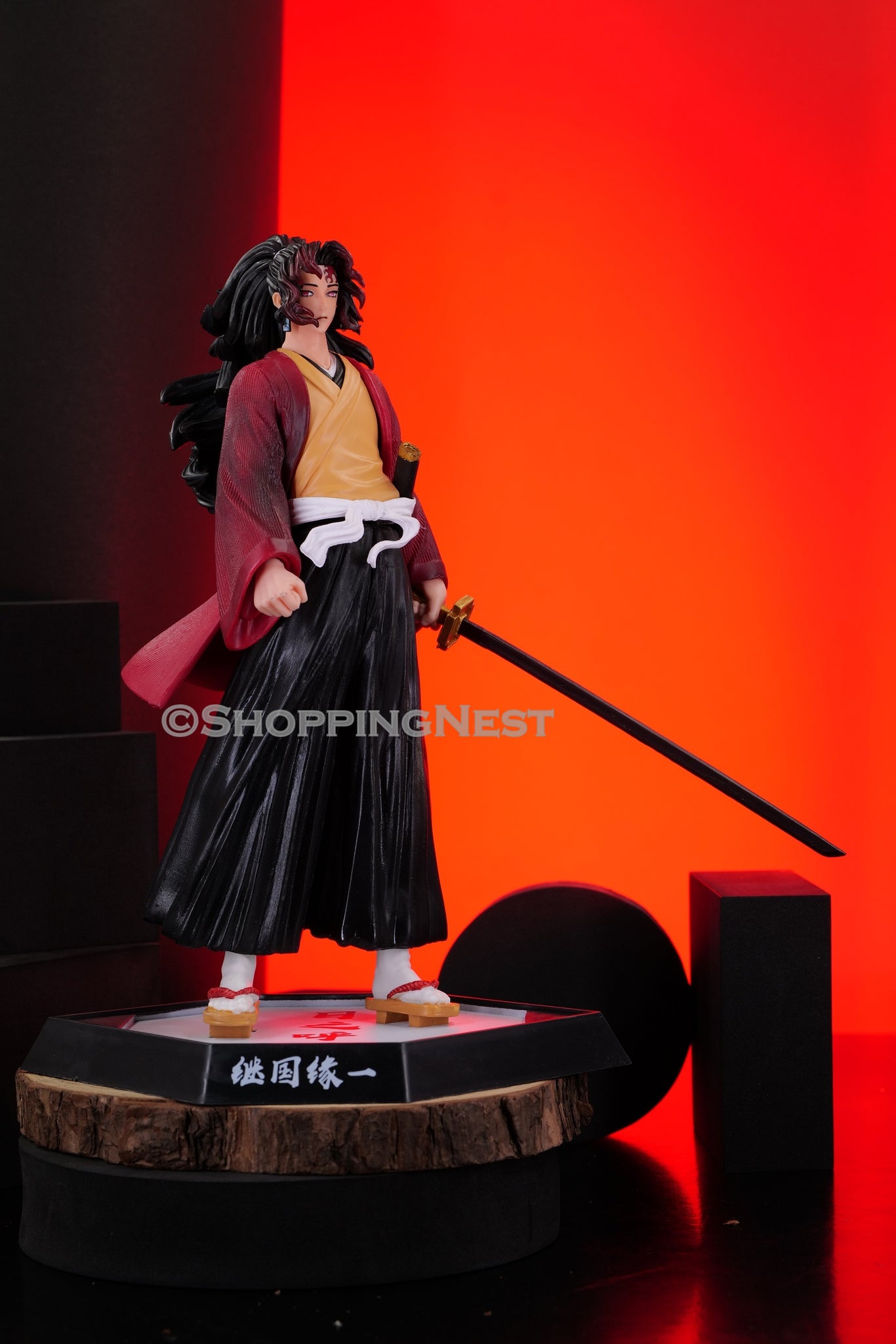 Demon Slayer Tsugikuni Yoriichi Upper Rank 6 Demon Action Figure | 31 Cms |