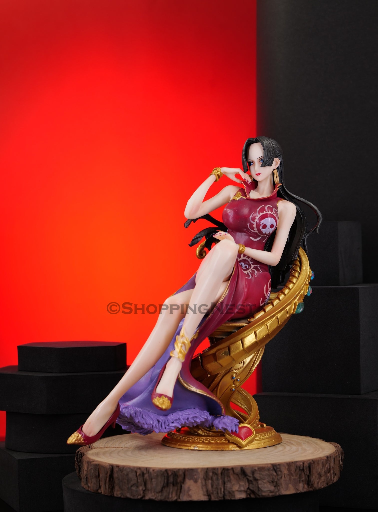 One Piece Boa Hancock Sitting Posture Action Figure  | 21Cms |