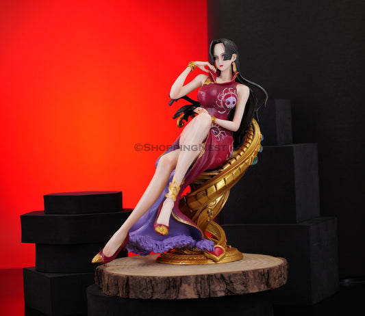 One Piece Boa Hancock Sitting Posture Action Figure  | 21Cms |