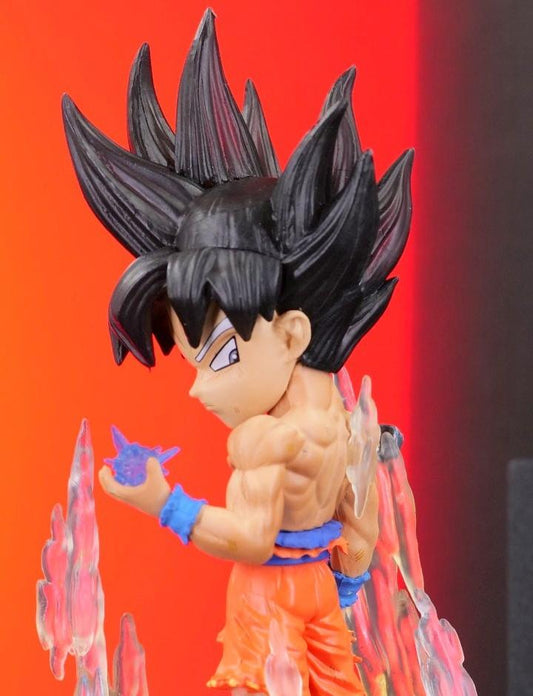 Anime Dragon Ball Z WCF Ultra Instinct Son Goku Black Hair Figure Statue Gift |16.5 CMS |