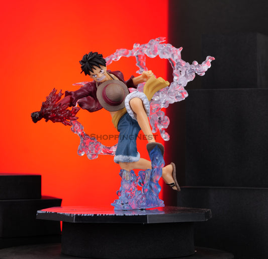 One Piece Monkey D Luffy Battle Action Figure Anime Figurine | 14Cm |