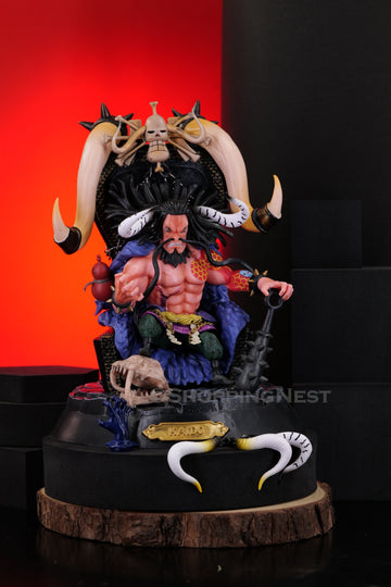 One Piece | Four Emperors Kaido On Throne Anime Action Figure | 23 Cm |